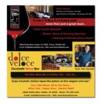 Dolce Veloce Wine Bar Print Ad